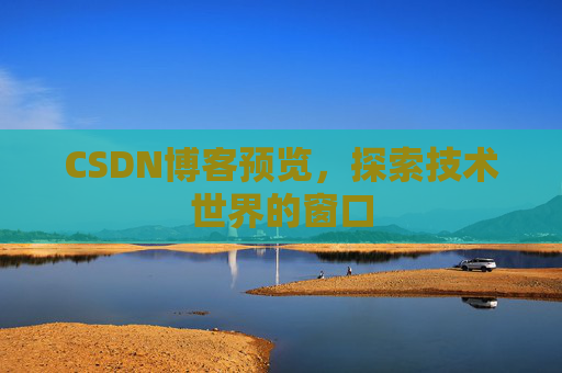 CSDN博客预览，探索技术世界的窗口