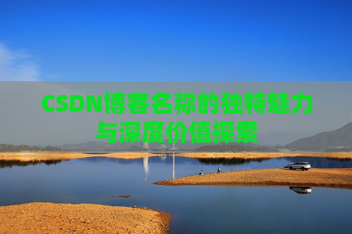 CSDN博客名称的独特魅力与深度价值探索